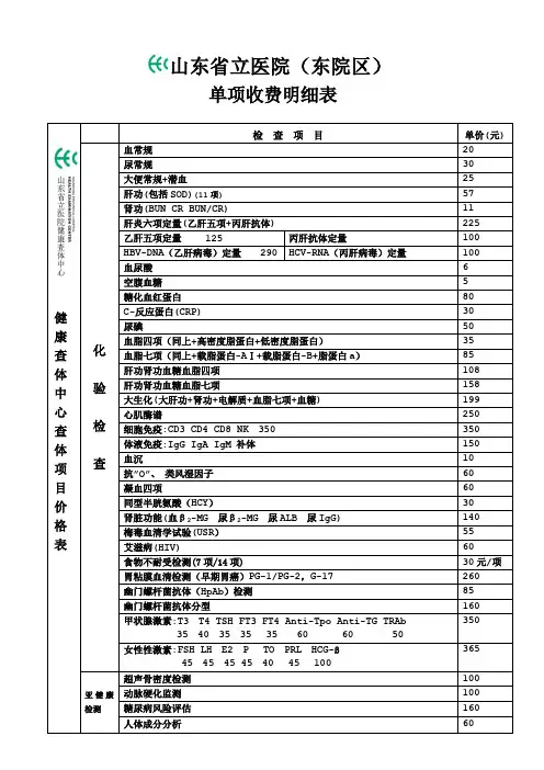 山东立医院东院区