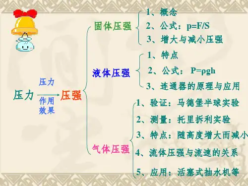 压力和压强复习PPT课件
