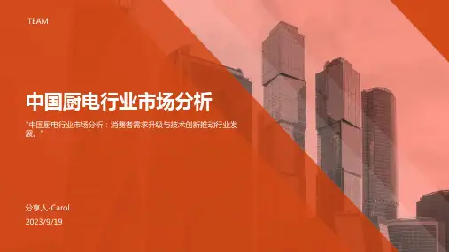 2022年我国厨电行业市场分析
