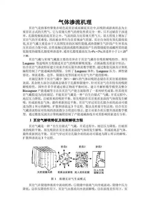 气体渗流机理