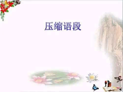 高考复习压缩语段 PPT精品课件133