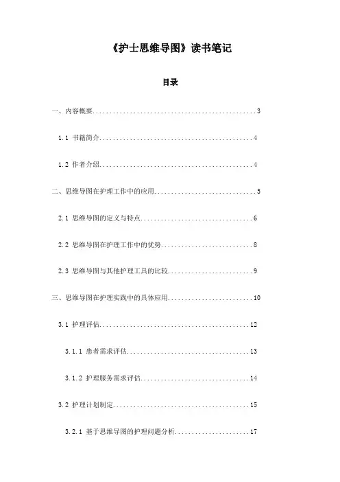 《护士思维导图》笔记