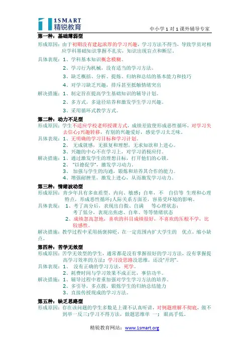 学生学习类型