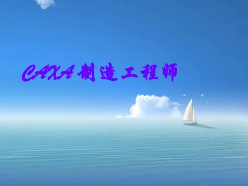 CAXA制造工程师 曲面.ppt