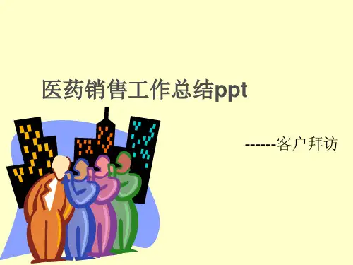 医药销售工作总结ppt