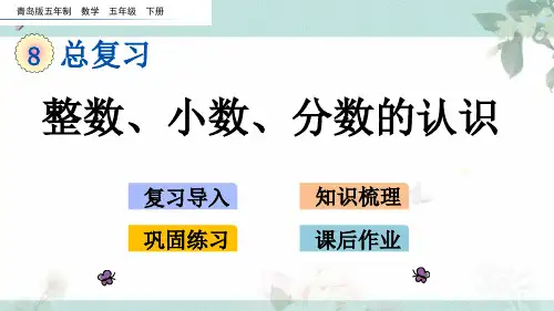 精编五四制青岛版五年级下册数学总复习1