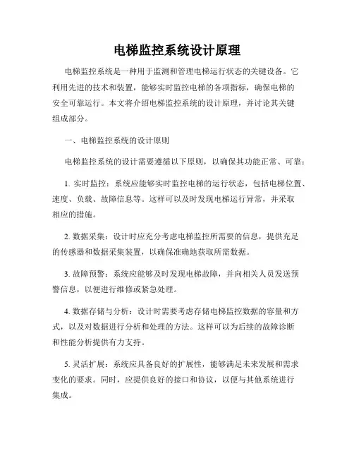电梯监控系统设计原理