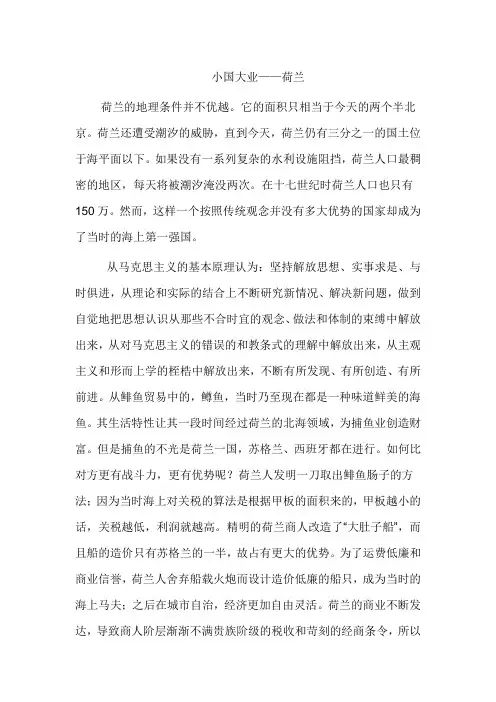 小国大业荷兰