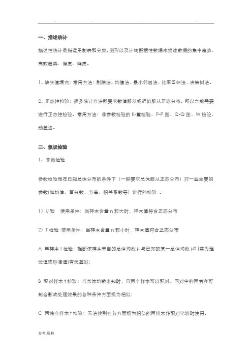 16种常用数据分析方法