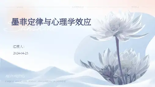 墨菲定律与心理学效应