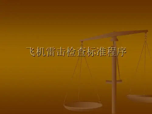 飞机雷击检查教案