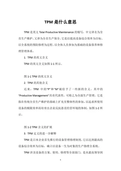 TPM是什么意思
