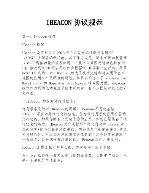 IBEACON协议规范