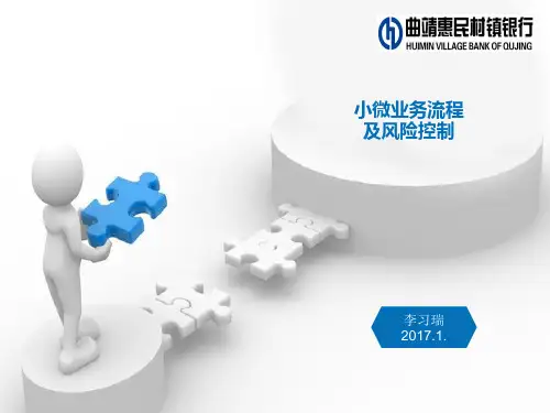 小微业务流程及风险控制