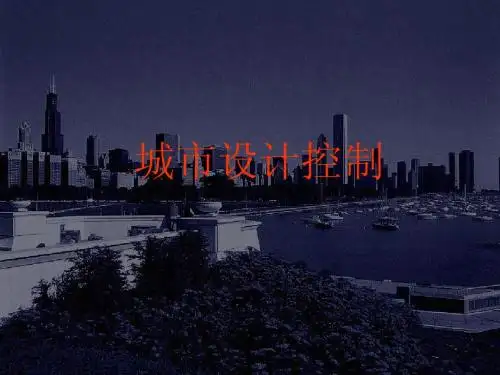 城市设计控制