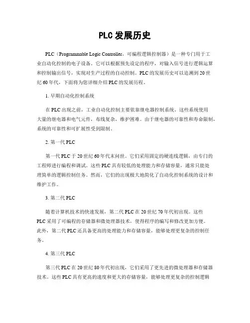 PLC发展历史