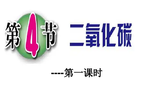 浙教版科学《二氧化碳》ppt课件6