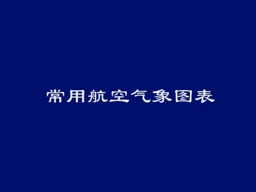 常用航空气象图表填图格式、航站预报、航路预报、重要天气预告图、等压面预报图、高空风温图
