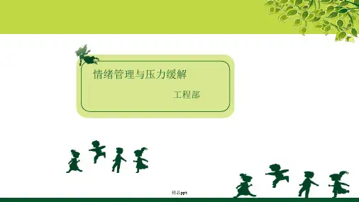 情绪管理与压力缓解PPT课件