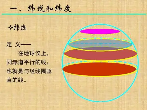 经纬网课件ppt