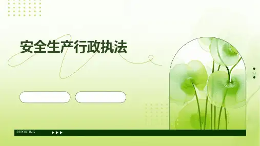 安全生产行政执法