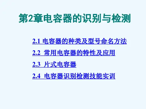 电容器的识别与检测