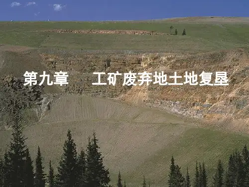 第九章矿山土地复垦PPT课件