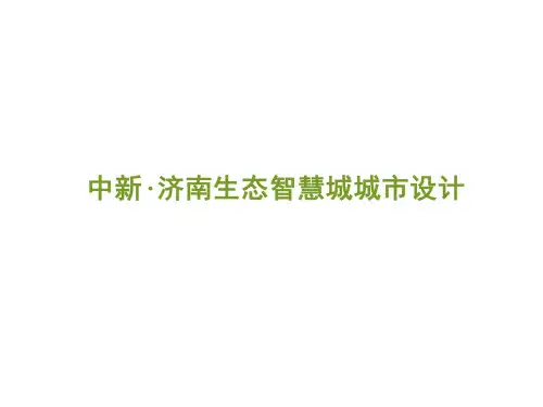 中新济南生态智慧城城市设计  中规院