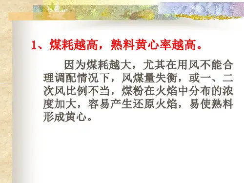 熟料煅烧中的有关问题的解析(配套)