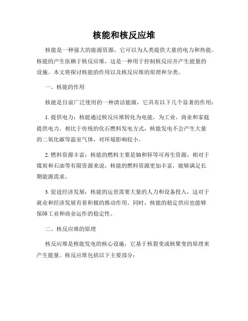核能和核反应堆