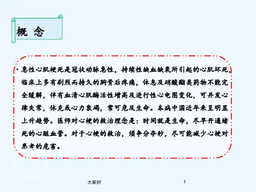 急性心肌梗死的急救流程及护理PPT课件