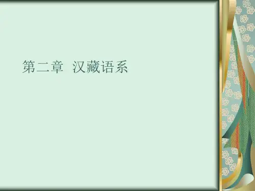 汉藏语系