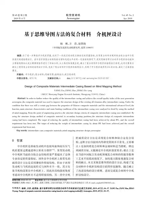 基于思维导图方法的复合材料中介机匣设计