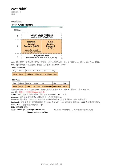 cisco学习-广域网