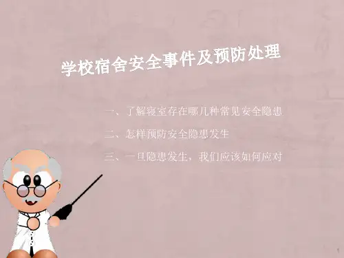 学生宿舍安全教育课件