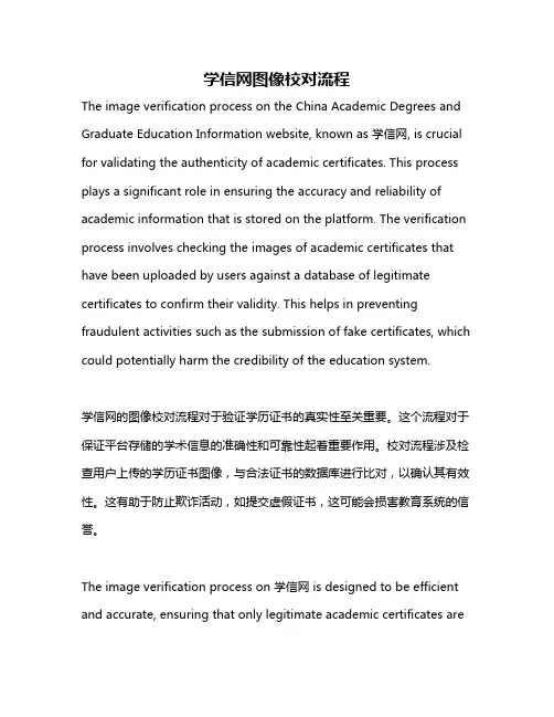 学信网图像校对流程