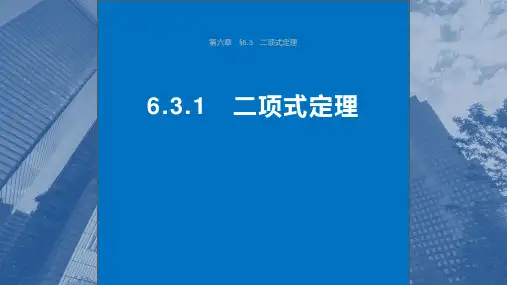 高中数学同步教学课件  二项式定理 (2)