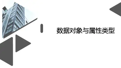 数据可视化技术应用-数据对象与属性类型