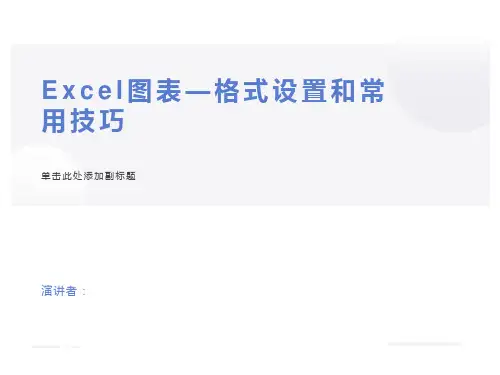 Excel图表格式设置