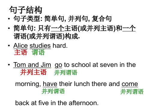 高中英语语法之句子成分分析