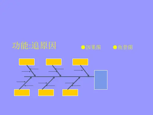 因果图、鱼骨图案例