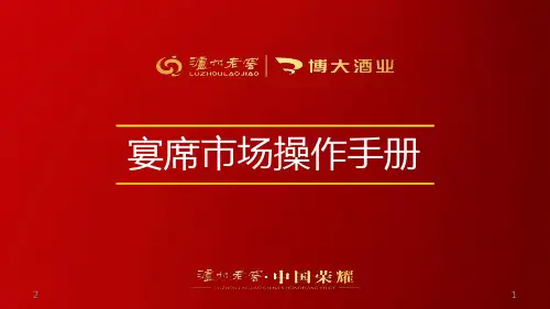 酒类宴席方案PPT幻灯片