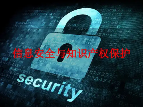 信息安全与知识产权保护1