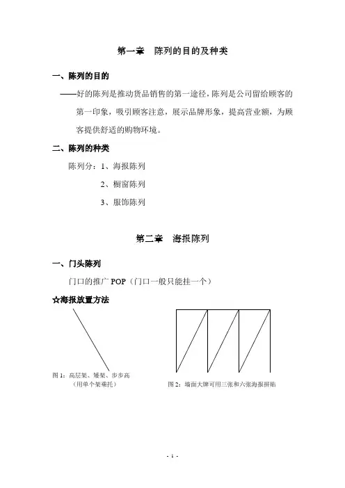 陈列手册