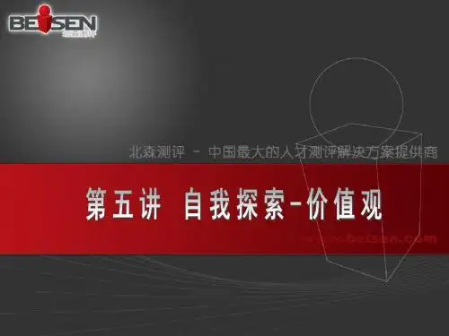 0204自我探索--价值观