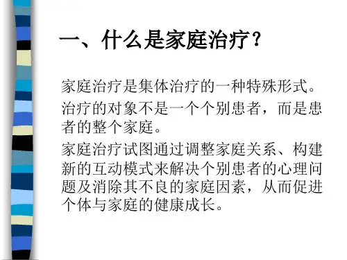 家庭系统治疗.ppt