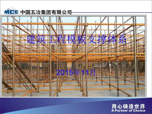 建筑工程模板支撑体系ppt课件