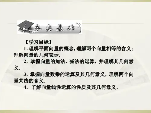 平面向量概念ppt课件