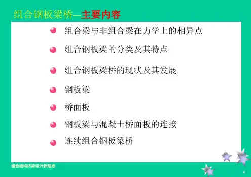 组合钢板梁桥PPT课件