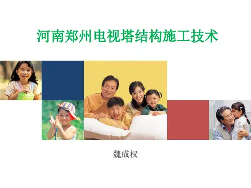 河南郑州电视塔塔结构施工技术